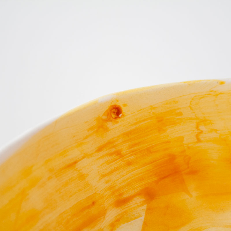 Cuenco Rodalquilar con tara - Pequeña marca cerca del borde (detalle)