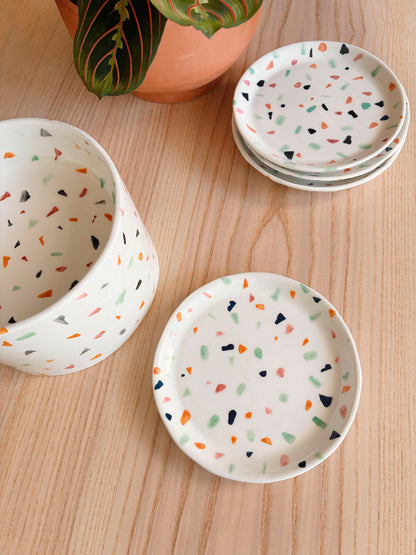 Vajilla cerámica para gatos La Isleta – Terrazo