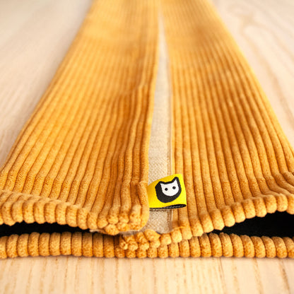 Fundas rulo CLEO gatifica - pana amarilla