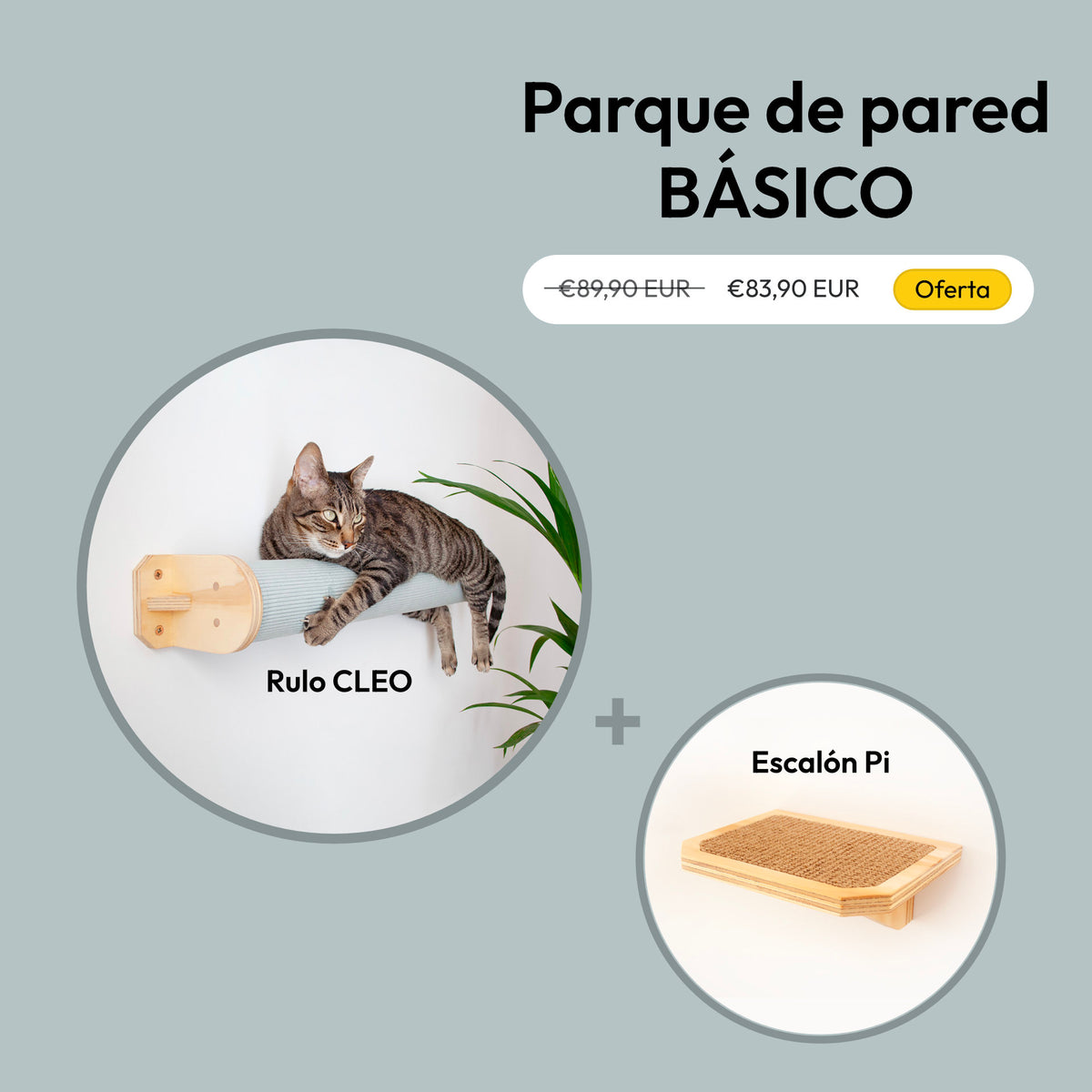Parque de pared Básico para gatos